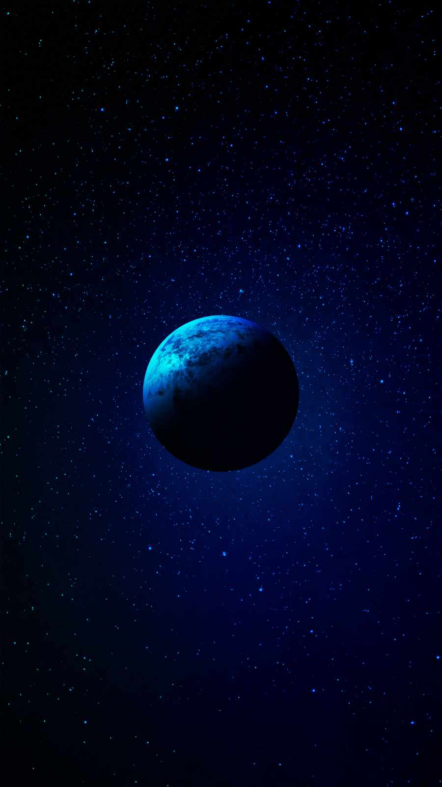 Dark Planet iPhone Wallpaper