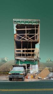 House Under Construction iPhone Wallpaper