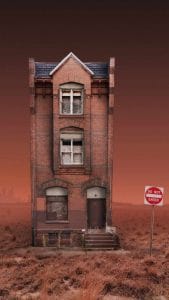 House Warning Do Not Enter iPhone Wallpaper