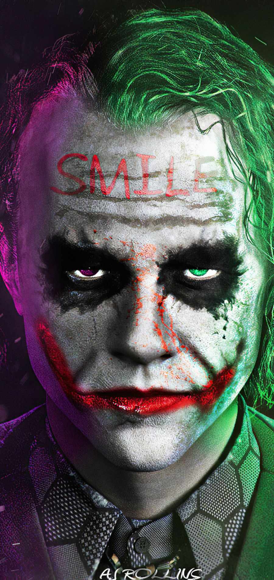Joker Smile Face iPhone Wallpaper
