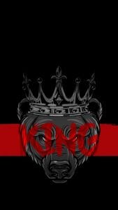 King Bear iPhone Wallpaper