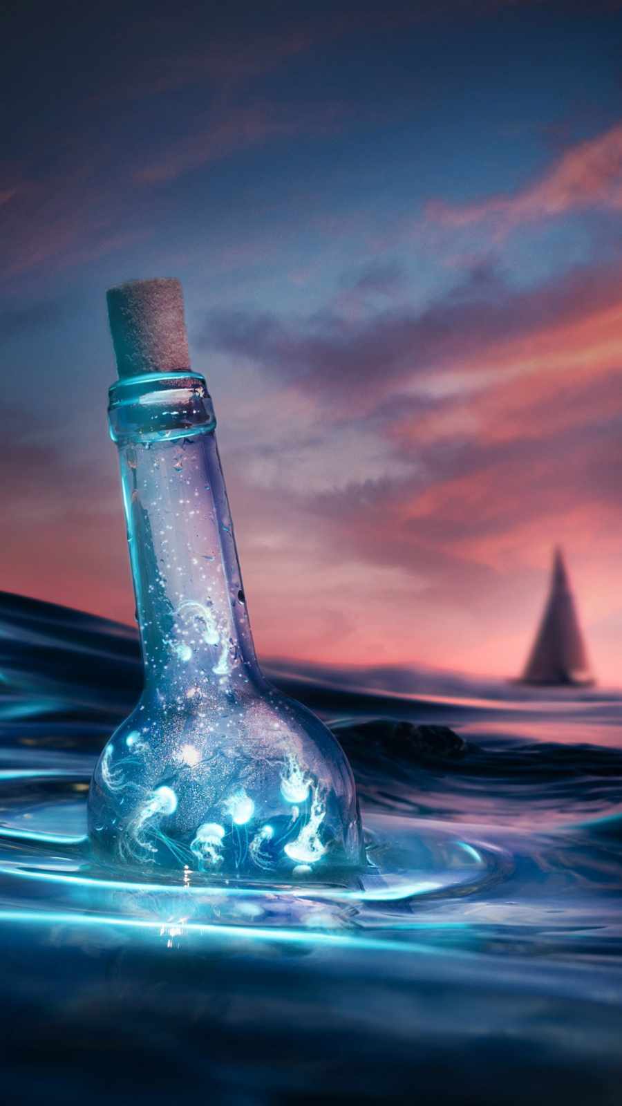 Magical Ocean iPhone Wallpaper
