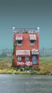 Mini House iPhone Wallpaper