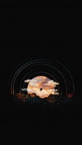 Minimal Sunrise iPhone Wallpaper