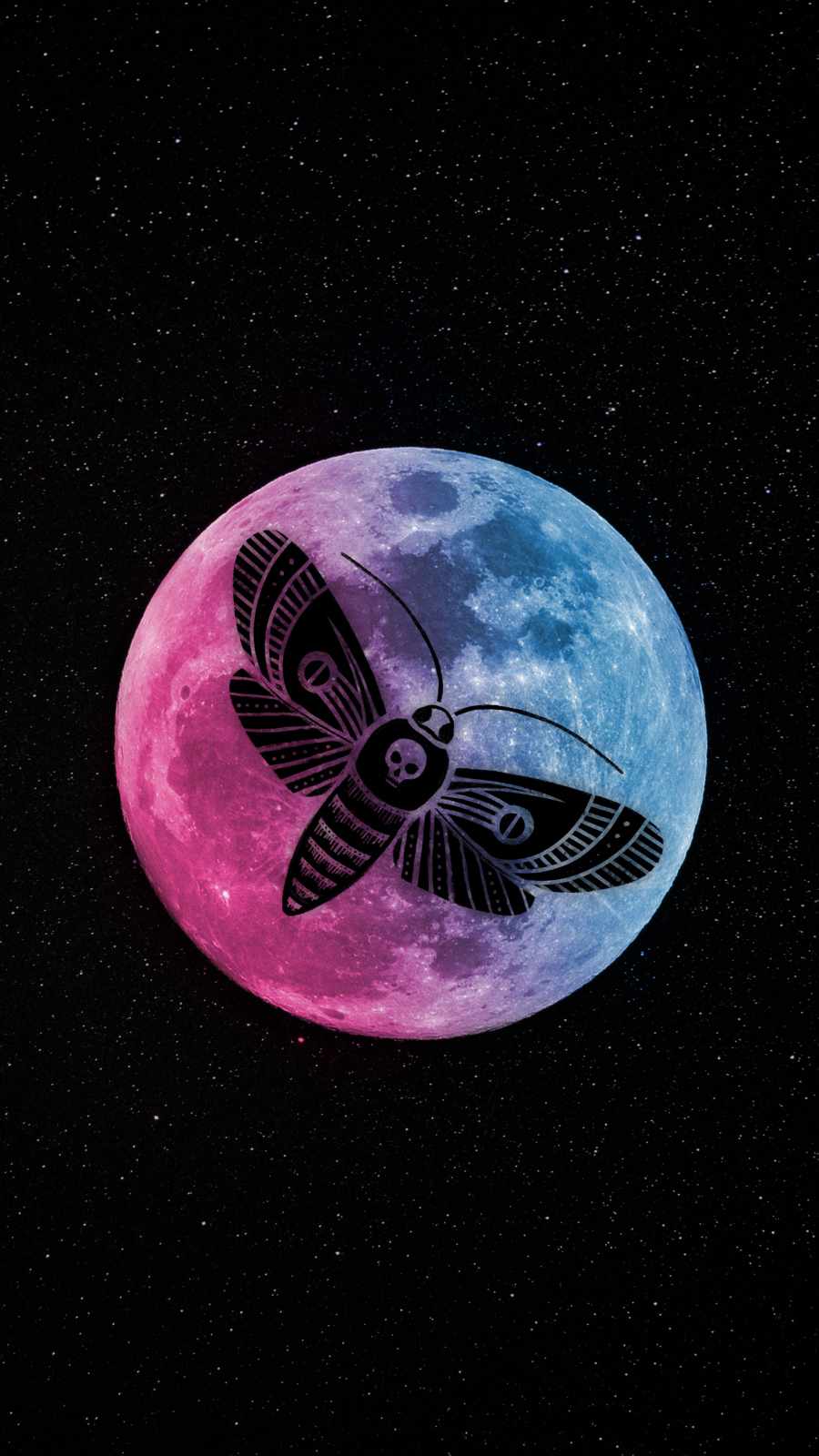 Moon Bug iPhone Wallpaper