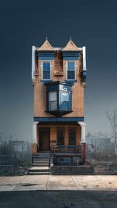 Multi Story House iPhone Wallpaper