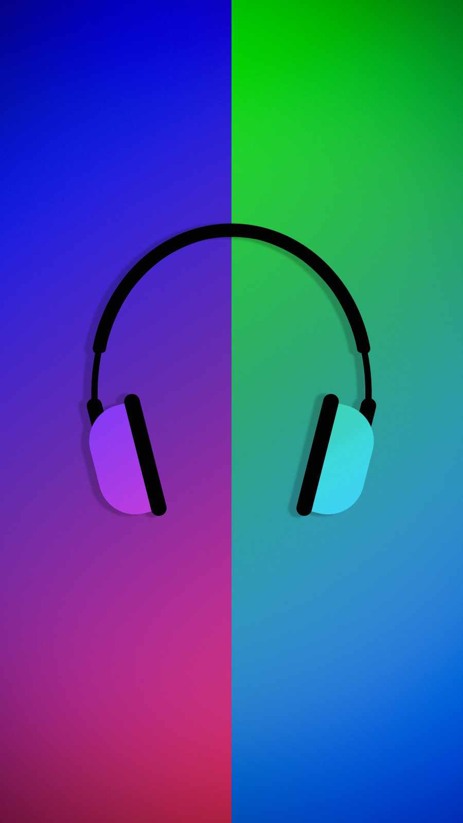 Music Headphones iPhone Wallpaper