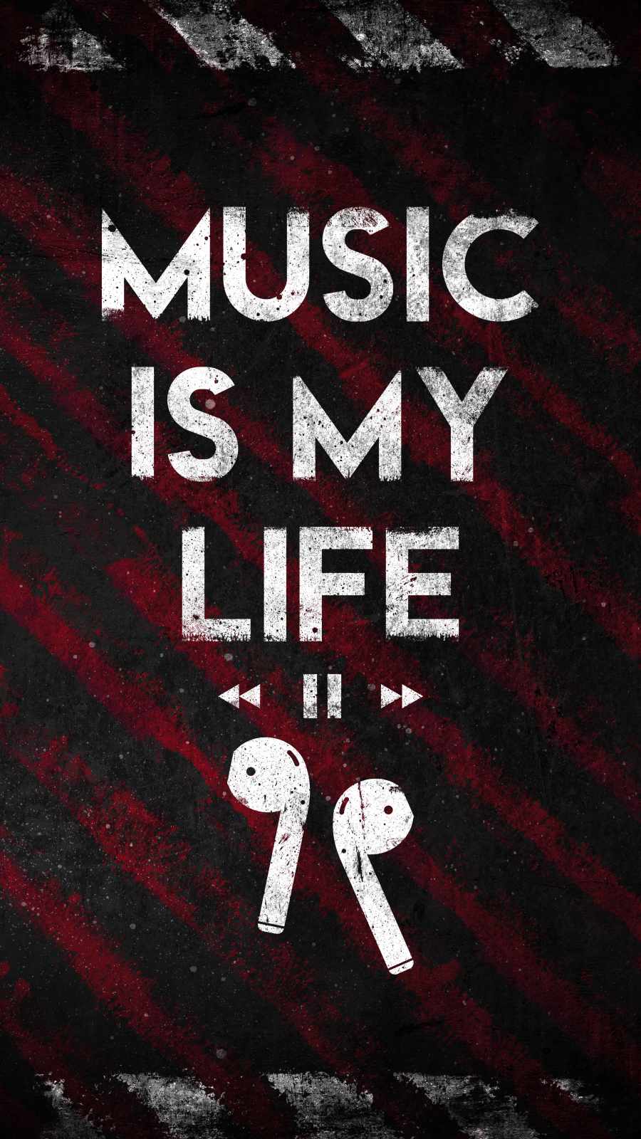 Music is My Life iPhone Wallpaper