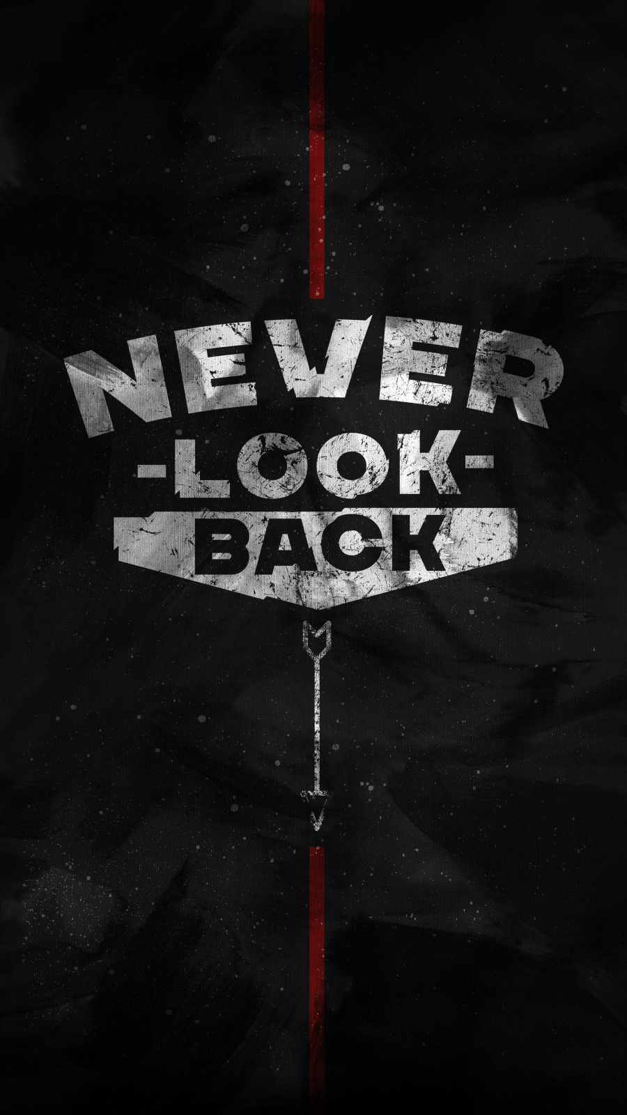 Never Look Back iPhone Wallpaper