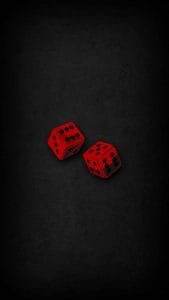 Red Dices iPhone Wallpaper