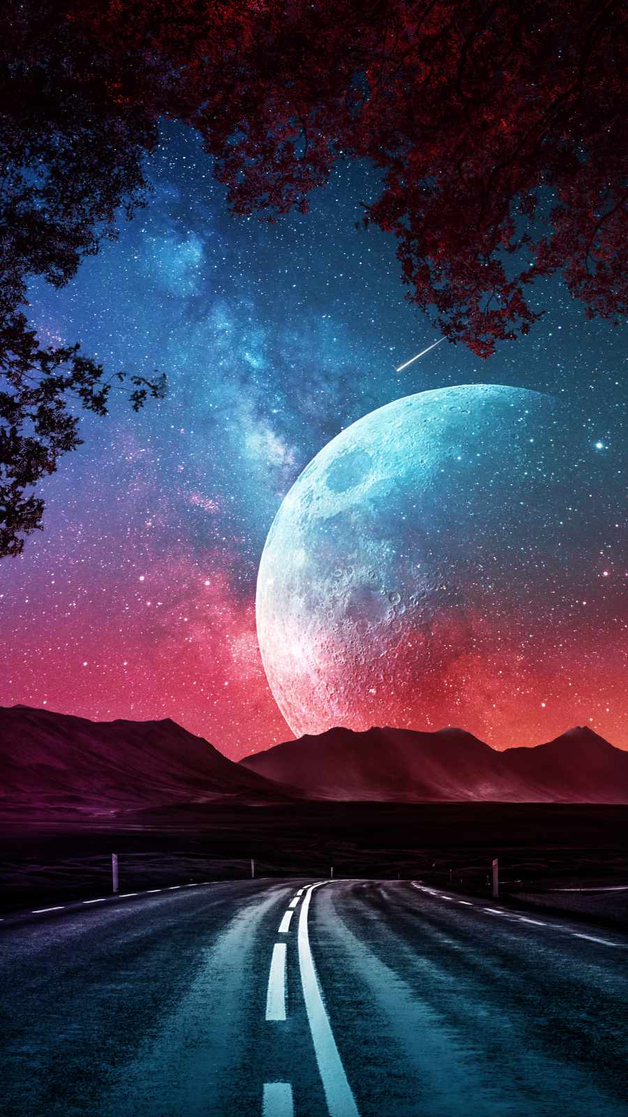 Moon Iphone Wallpaper Images  Free Photos PNG Stickers Wallpapers   Backgrounds  rawpixel