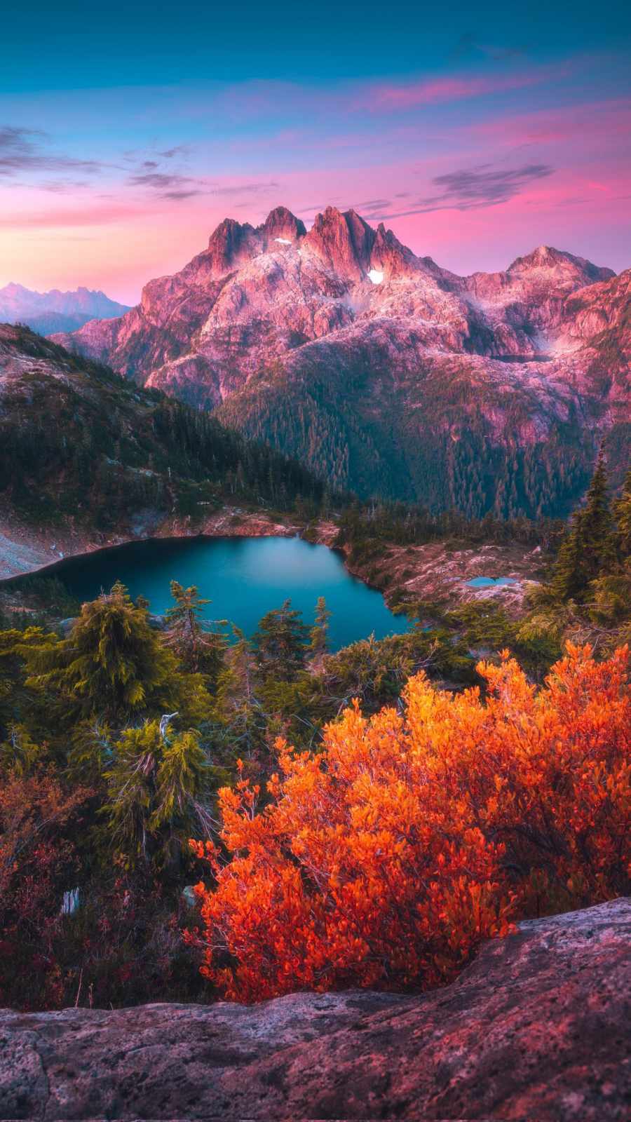 Rocky Mountains Range iPhone Wallpaper