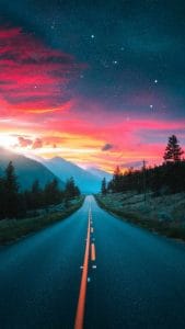 Scenery Road iPhone Wallpaper