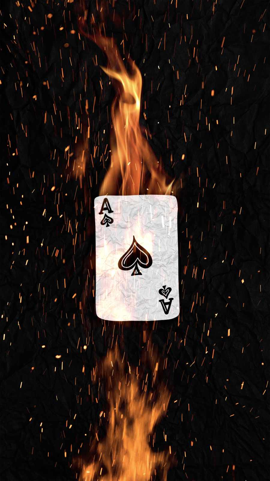 Spade Card iPhone Wallpaper