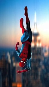 Spider man Fall iPhone Wallpaper