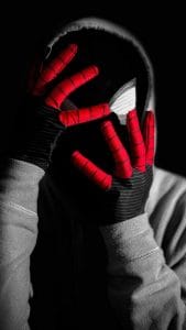 Spiderman portrait cosplay iPhone Wallpaper