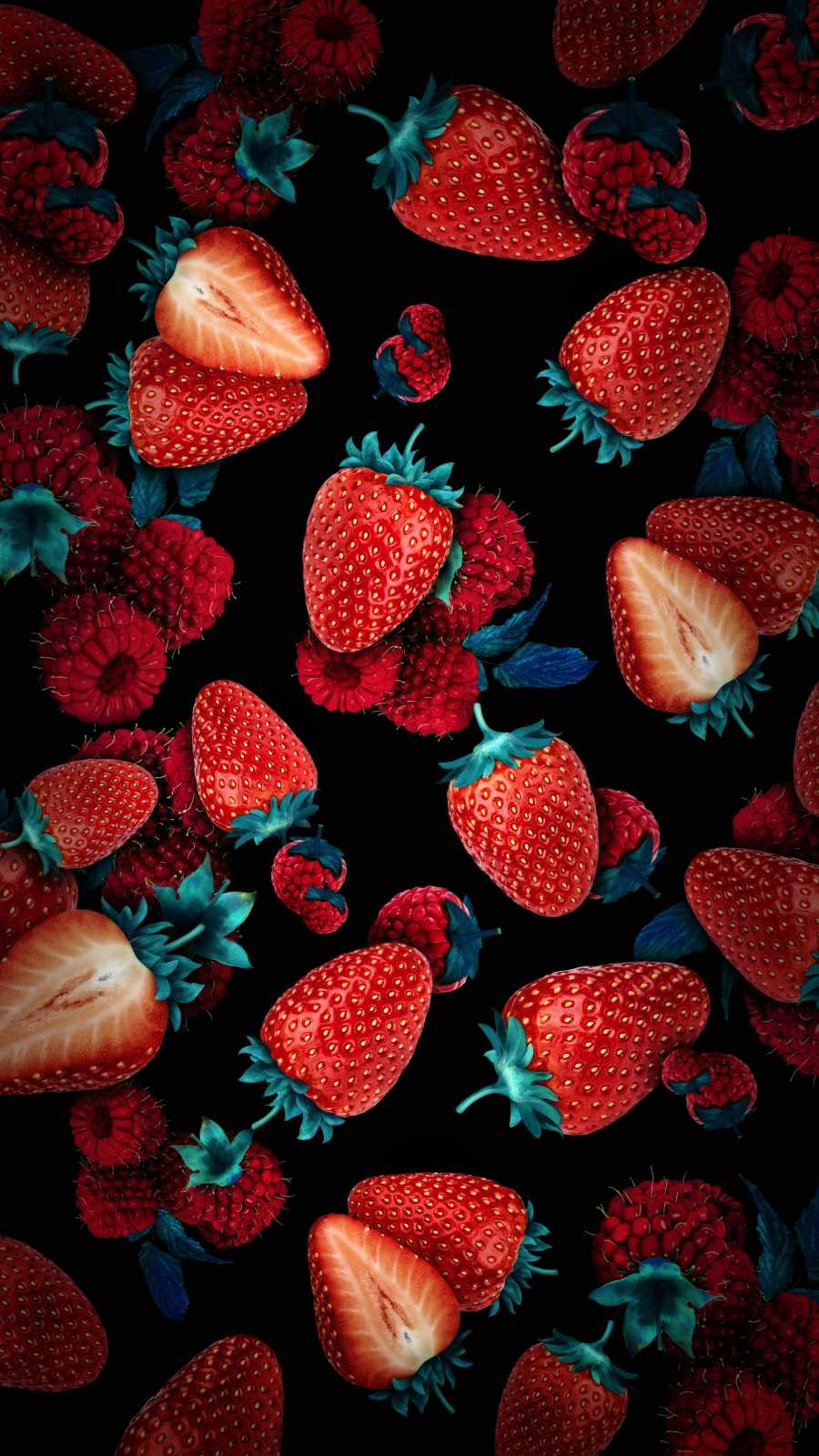 Strawberries iPhone Wallpaper