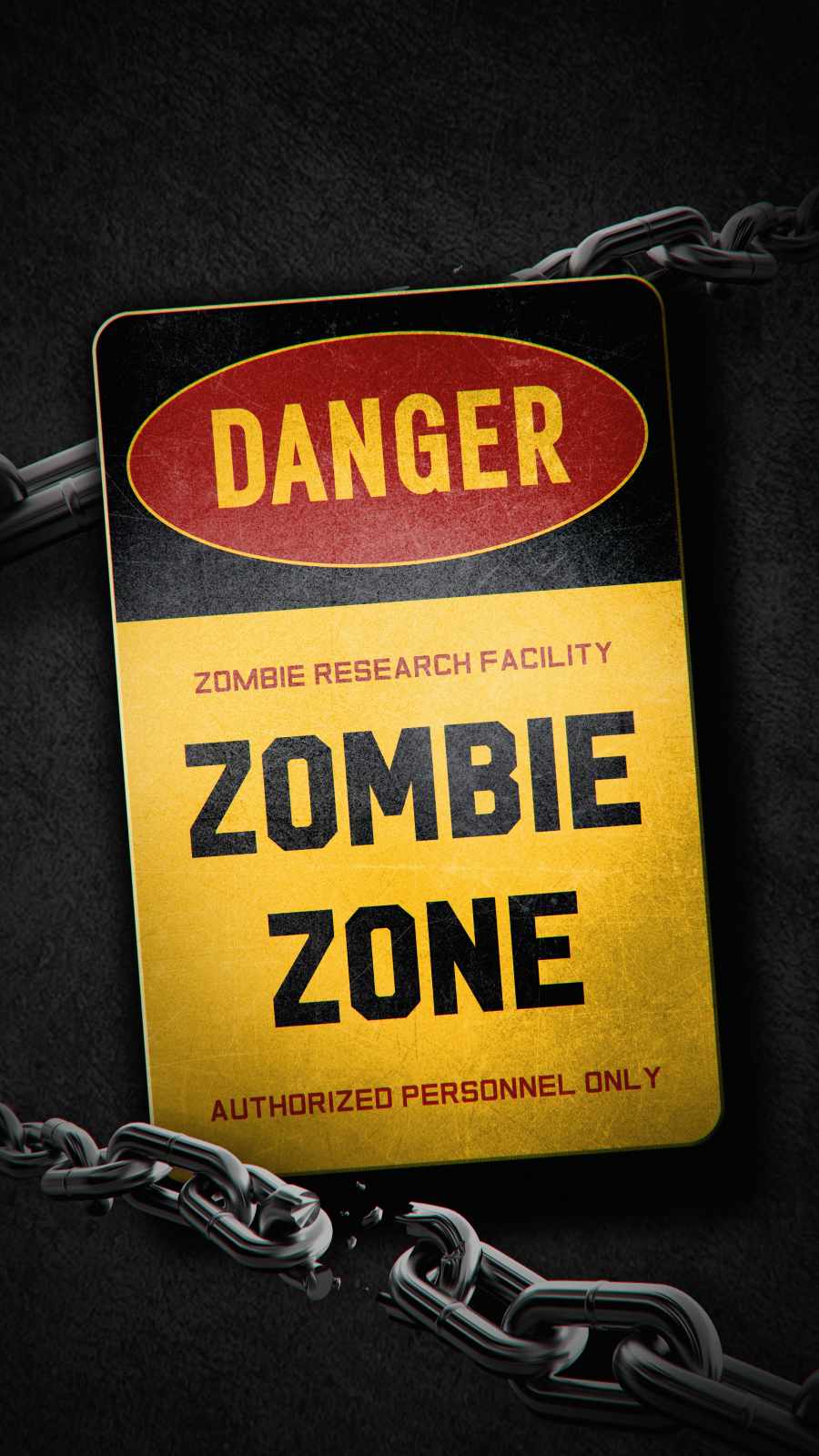 Zombie Zone iPhone Wallpaper