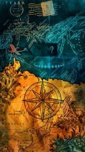 18th Century Map iPhone Wallpaper