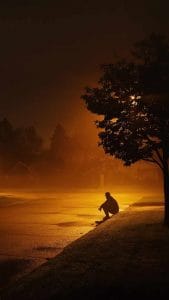 Alone Solitude iPhone Wallpaper