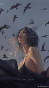 Angel of Dark iPhone Wallpaper Angel of Dark iPhone Wallpaper