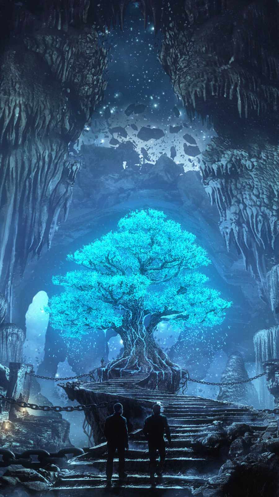 Fantasy Tree iPhone Wallpaper