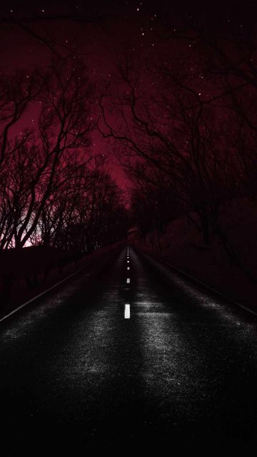 Ghost Road iPhone Wallpaper