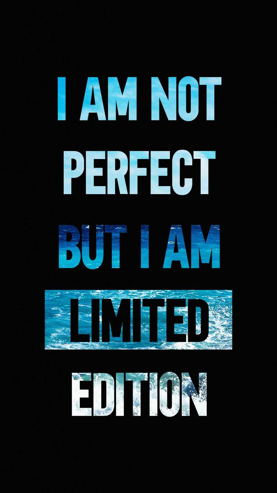 I am Limited Edition iPhone Wallpaper