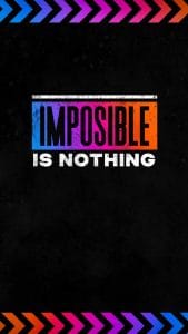 Impossible is Nothing iPhone Wallpaper