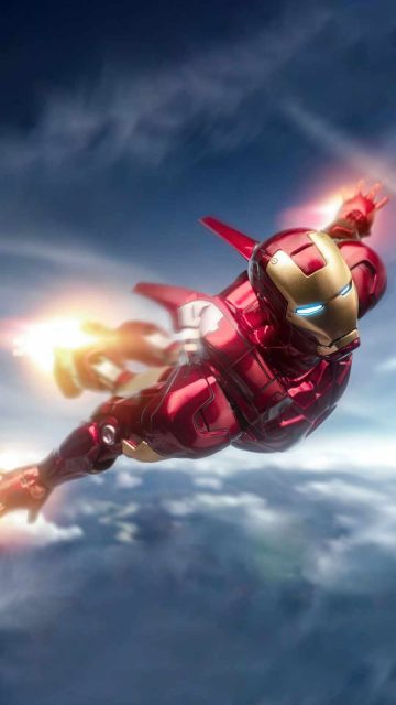 Iron Man Fly iPhone Wallpaper