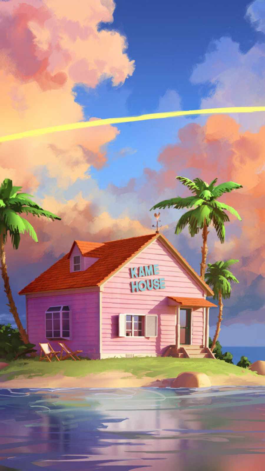 Kame House iPhone Wallpaper