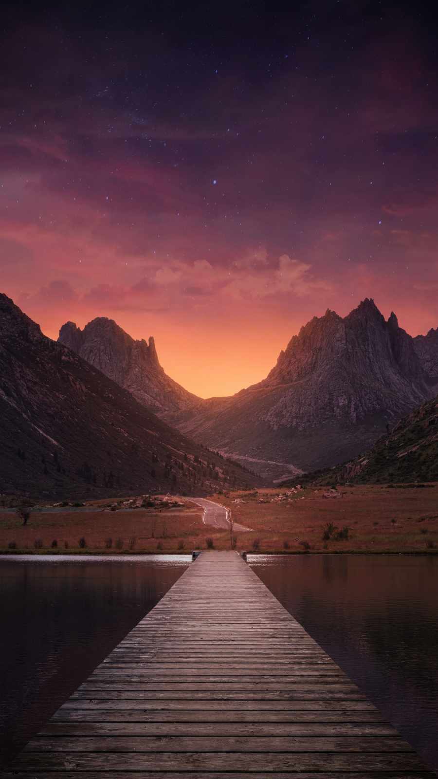 Morning Mountains iPhone Wallpaper