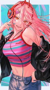 Music Girl Anime iPhone Wallpaper