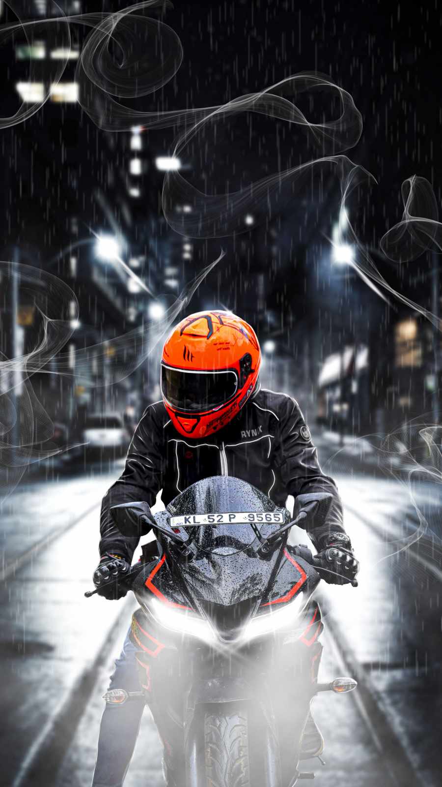 Night Rider iPhone Wallpaper