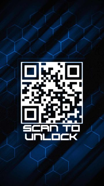 Scan to Unlock iPhone Wallpaper