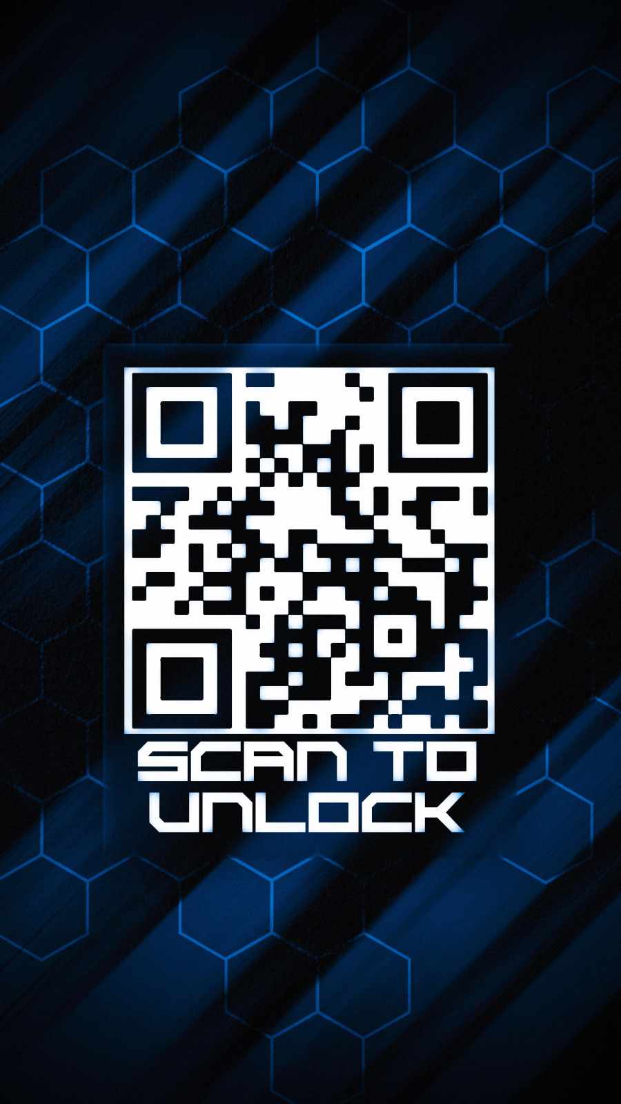 Scan to Unlock iPhone Wallpaper