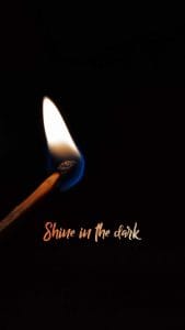 Shine in the Dark iPhone Wallpaper