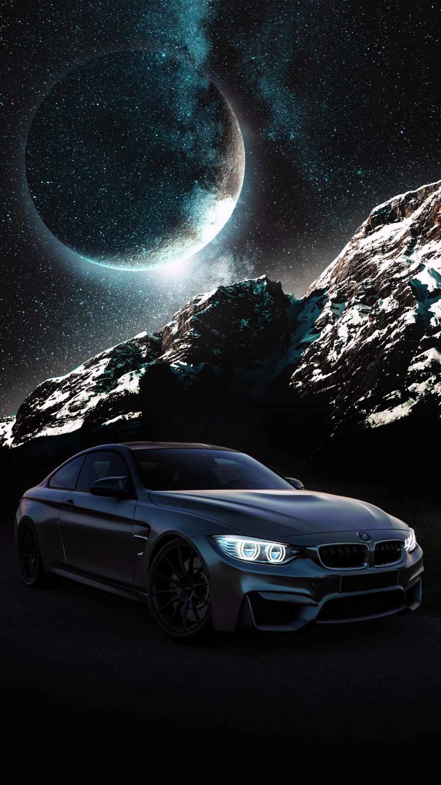 Space BMW iPhone Wallpaper