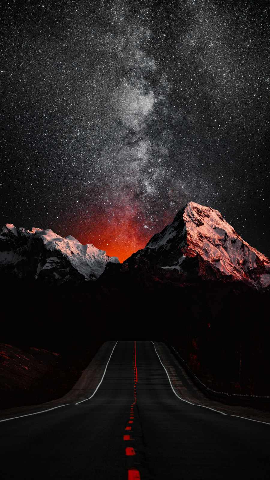 Space Road HD iPhone Wallpaper