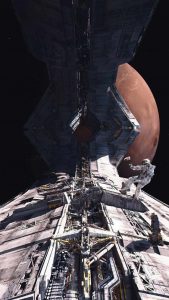 Space Walk iPhone Wallpaper