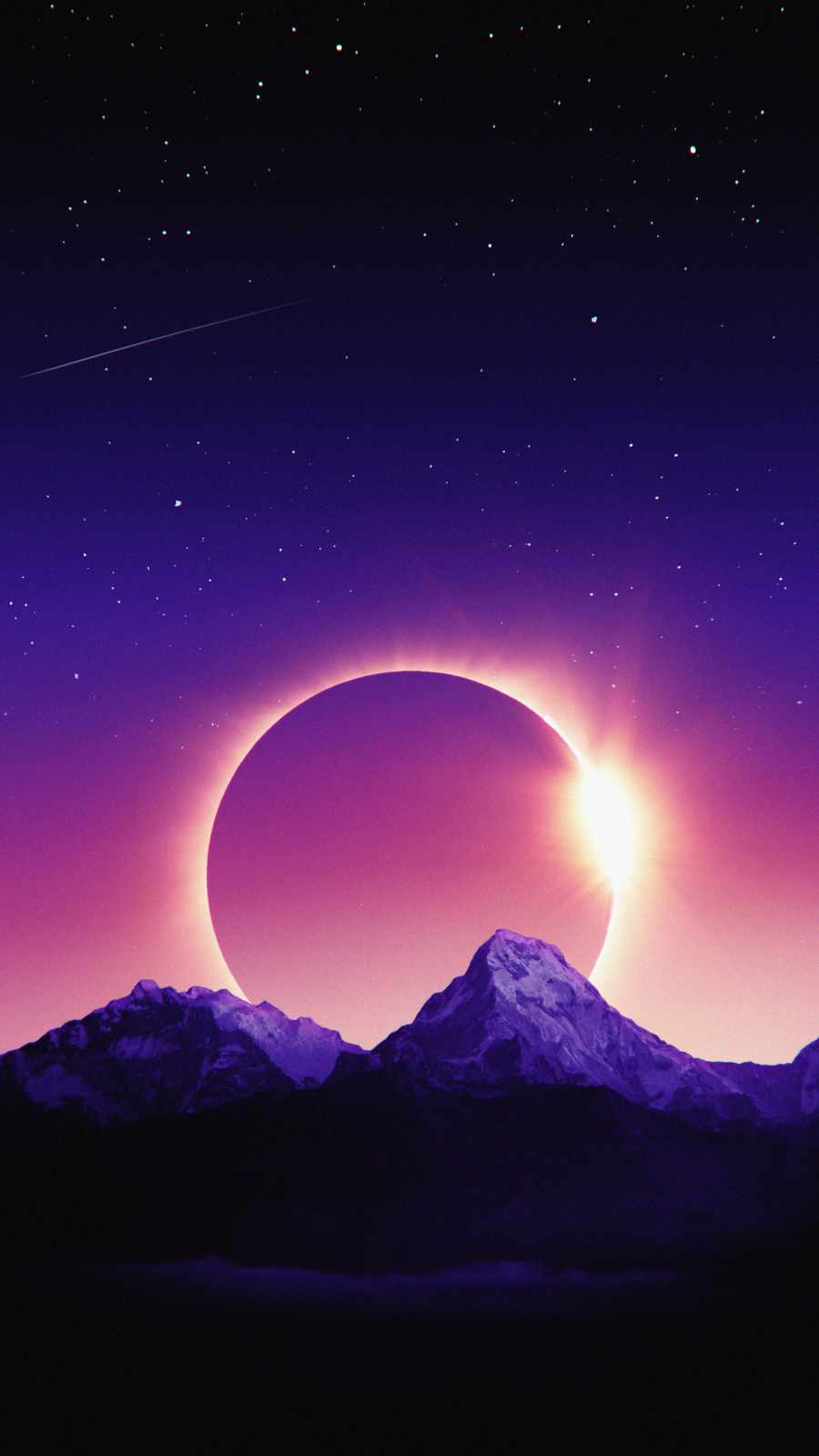 Super Eclipse iPhone Wallpaper
