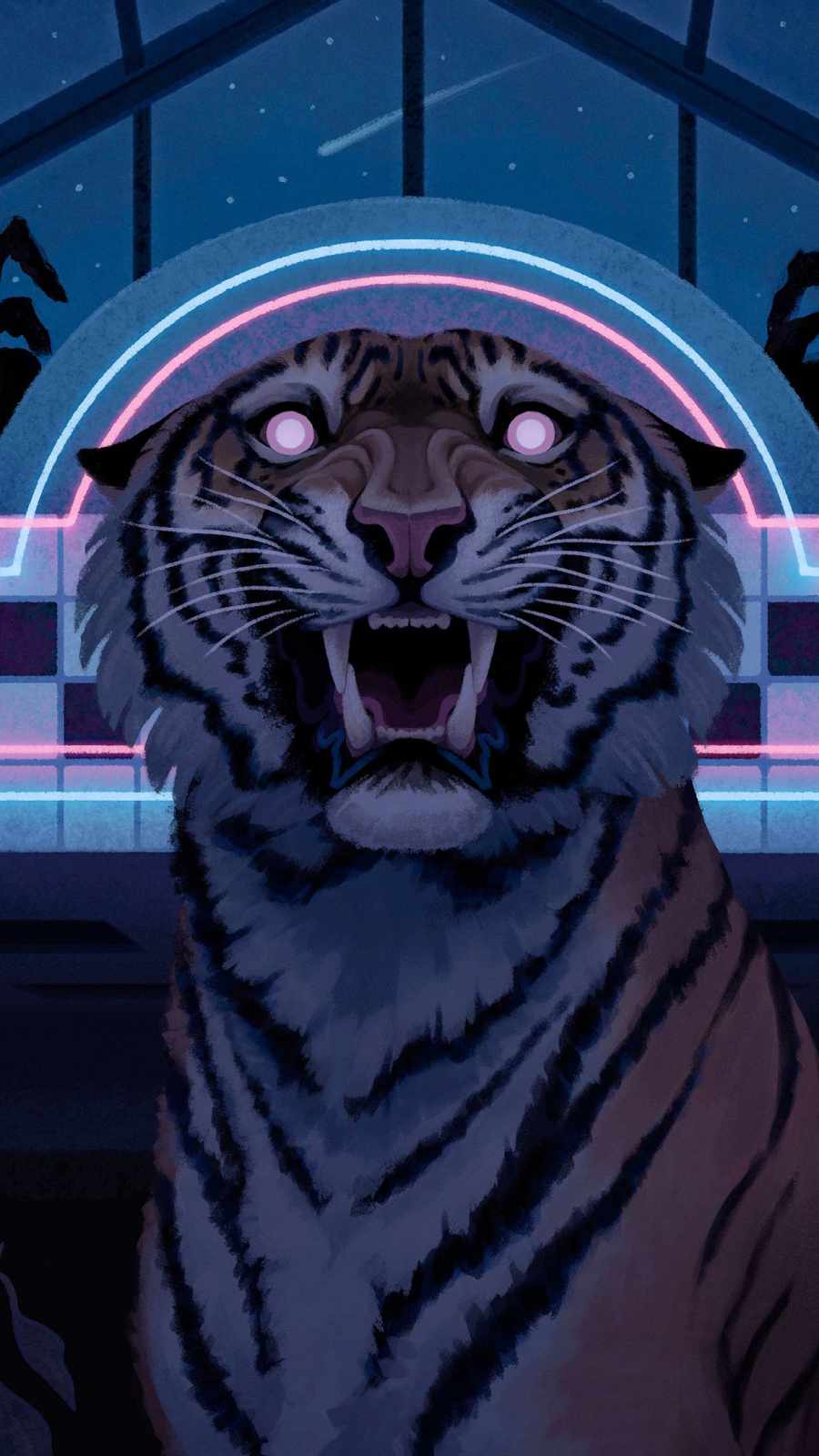 Super Tiger iPhone Wallpaper