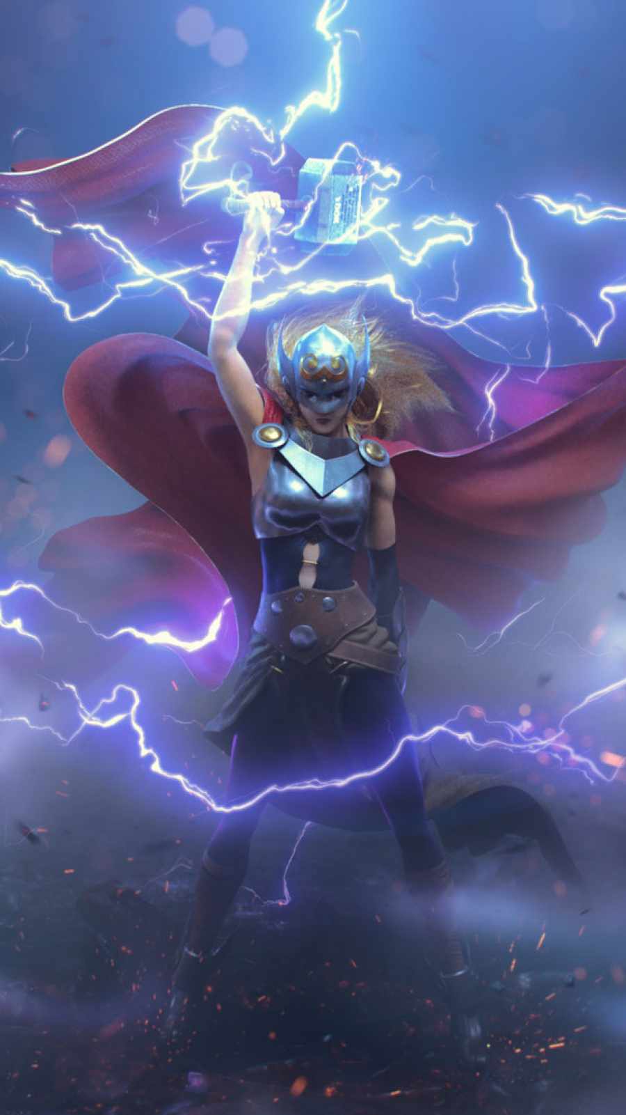 Thor Girl iPhone Wallpaper
