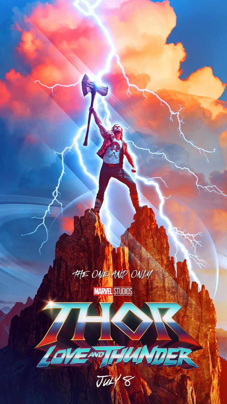 Thor Love and Thunder Poster iPhone Wallpaper