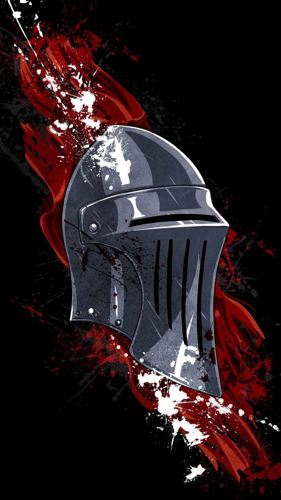 Warrior Helmet iPhone Wallpaper