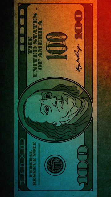 100 Dollar Note iPhone Wallpaper