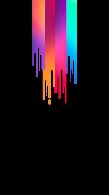 Amoled Multi Color iPhone Wallpaper