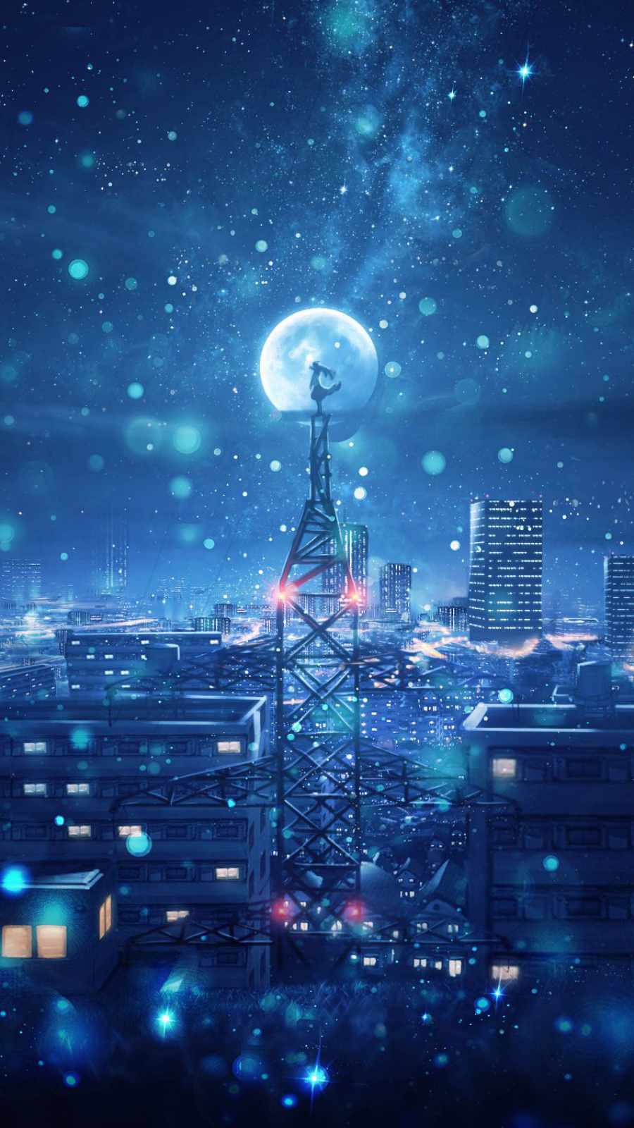 Anime Tokyo City iPhone Wallpaper