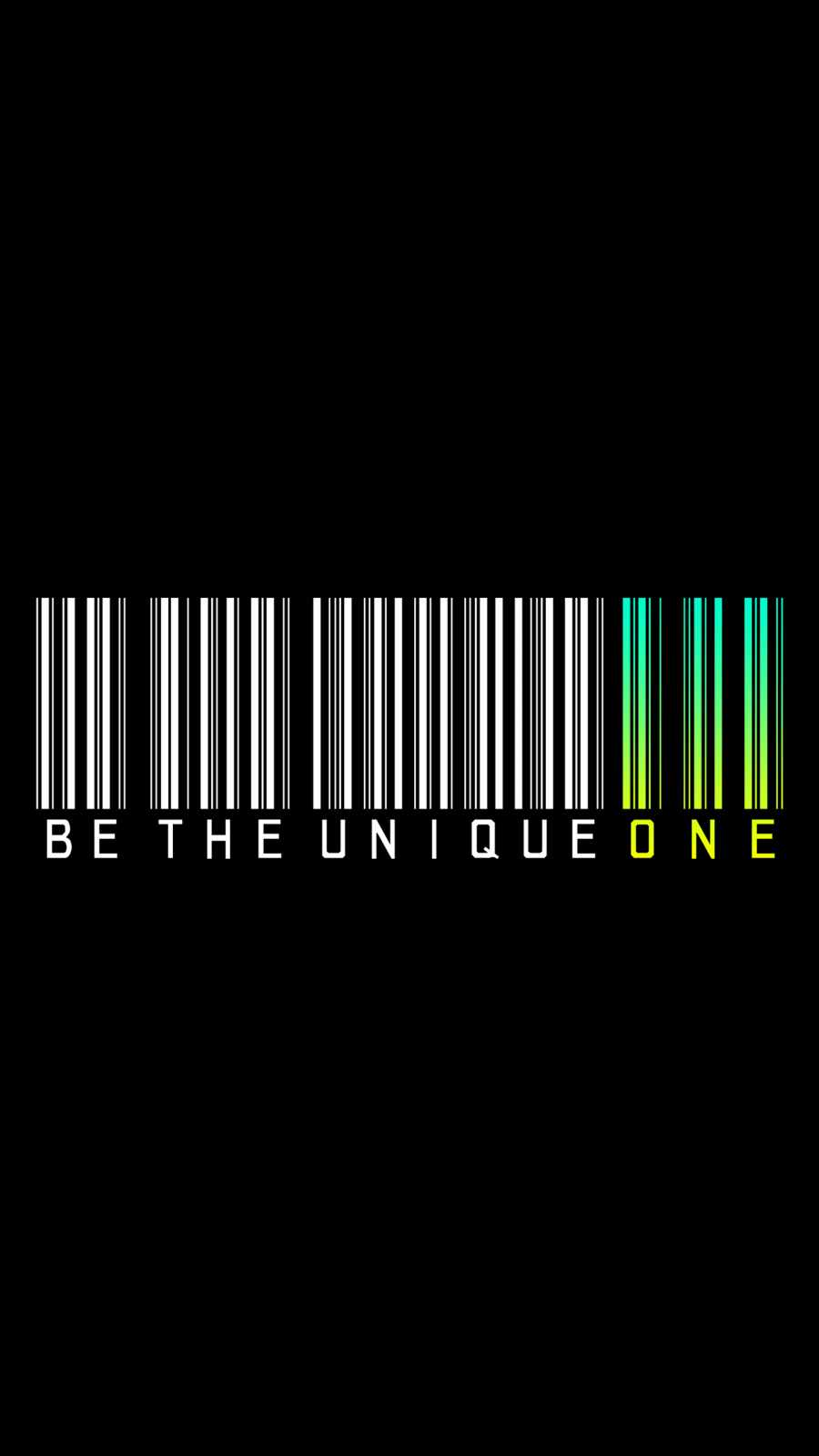 Be The Unique One iPhone Wallpaper