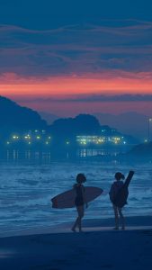 Beach Surf Girls iPhone Wallpaper Beach Surf Girls iPhone Wallpaper